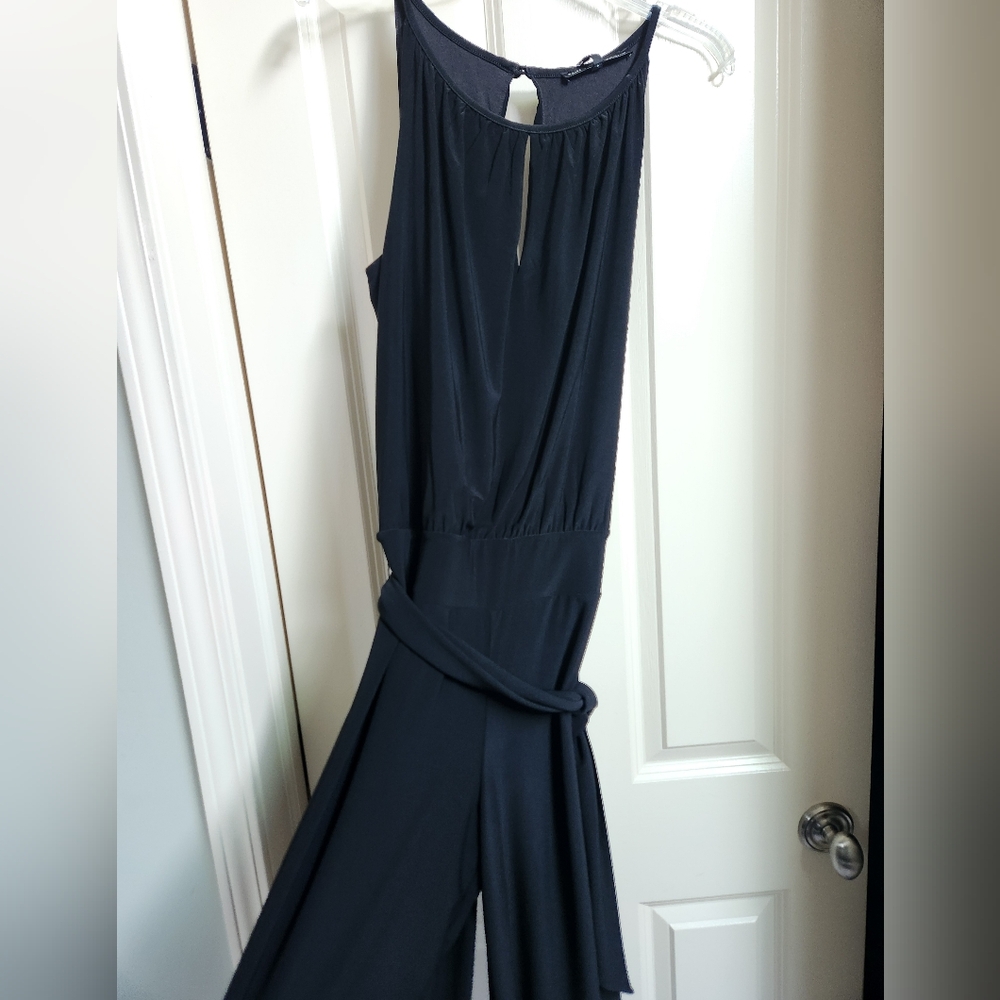 White House Black Market Black Wide Leg Jumpsuit, Size Small NWT - Picture 5 of 9